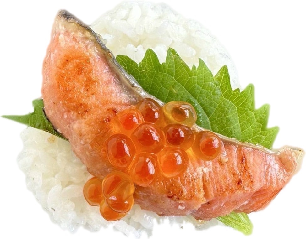 しゃけいくらおむすび - 北海道産鮭といくらの無添加おにぎり Salmon Ikura Rice Ball